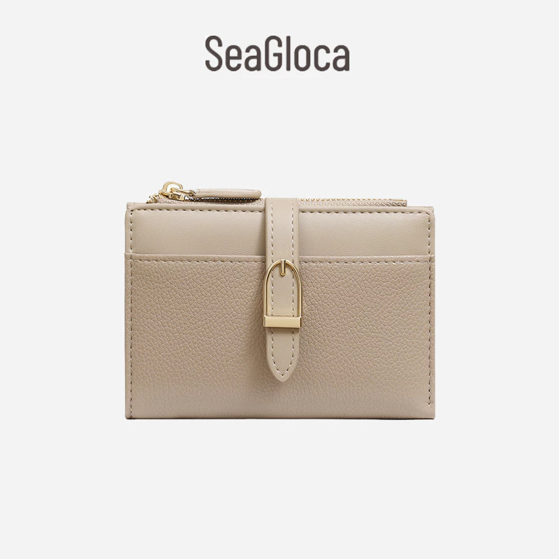 SeaGloca กระเป๋าสตางค์ แบบหรูหรา พร้อมกระเป๋าใส่เหรียญ และการออกแบบหลายช่องใส่ เหมาะสำหรับผู้หญิง 2051