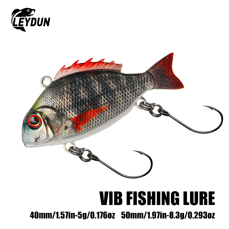 LEYDUN เหยื่อตกปลาระบบ crankbait และ wobbler ขนาด 40-50 มม., กระเด้งดี สัมพันธ์การเคลื่อนที่ดี FLOATING/SINKING