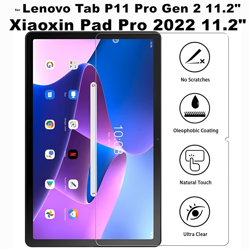ฟิล์มกระจกสําหรับLenovo Tab P11 Pro Gen 2 11.2 นิ้ว 2022 ป้องกันหน้าจอฟิล์มสําหรับXiaoxin Pad Pro 11