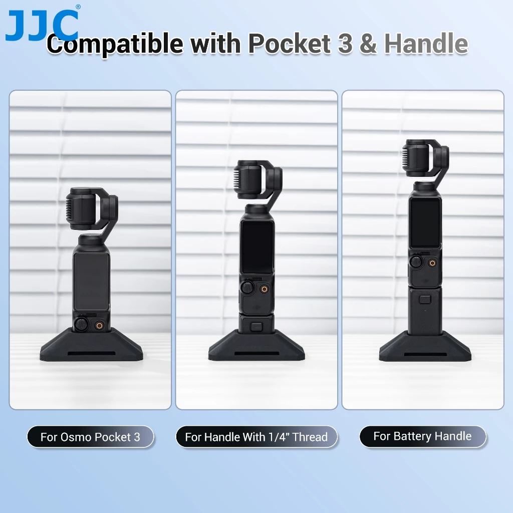 JJC กล้องลื่นเดสก์ท็อปสําหรับ DJI Osmo Pocket 4P 4 3 OSMO 360 & Insta360 Luna Ultra X5 X4 กล้อง, ซิลิโคนกาวแดชบอร์ดรถขาตั้งพร้อมฐานกาว thumbnail 5