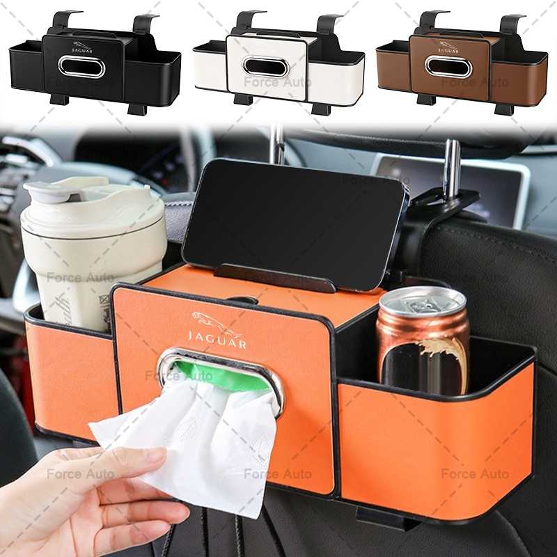 รถที่นั่ง-กลับแขวนกล่องเก็บรถอเนกประสงค์สําหรับ Jaguar XE XF XJ XK XJJR XFR XJS XJL