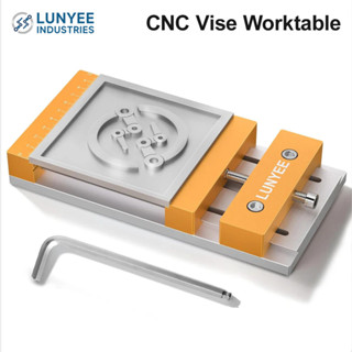 LUNYEE ใหม่ CNC Workpiece ตําแหน่งติดตั้งอลูมิเนียม CNC Vise…