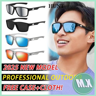 【Korean Design】Men Motorcycle Windproof/Sandproof Polarized Sunglasses UV400 UV Protective HUNT
