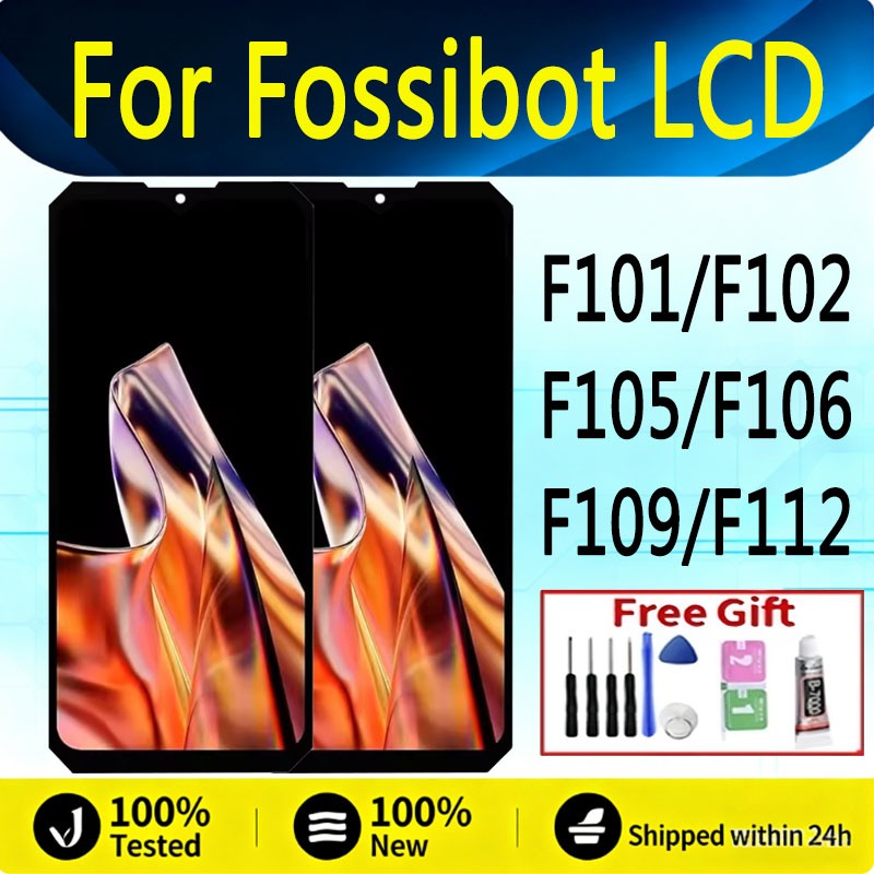 LCD สําหรับ Fossibot F101 F101P F101 Pro F102 F105 F106 F109 จอแสดงผล LCD Touch Screen Digitizer Ass