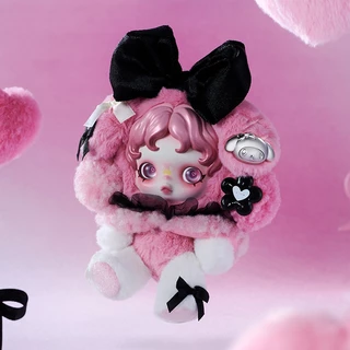 POP MART SKULLPANDA × KUROMI /MY MELODY Plush Action Toys Figure Birthday Gift Kid Toy