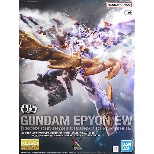 BANDAI PB MG 1/100 ชุดมือถือ GUNDAM OZ-13MS EPYON EW CROSS CONTRAST สี CLEAR WHITE