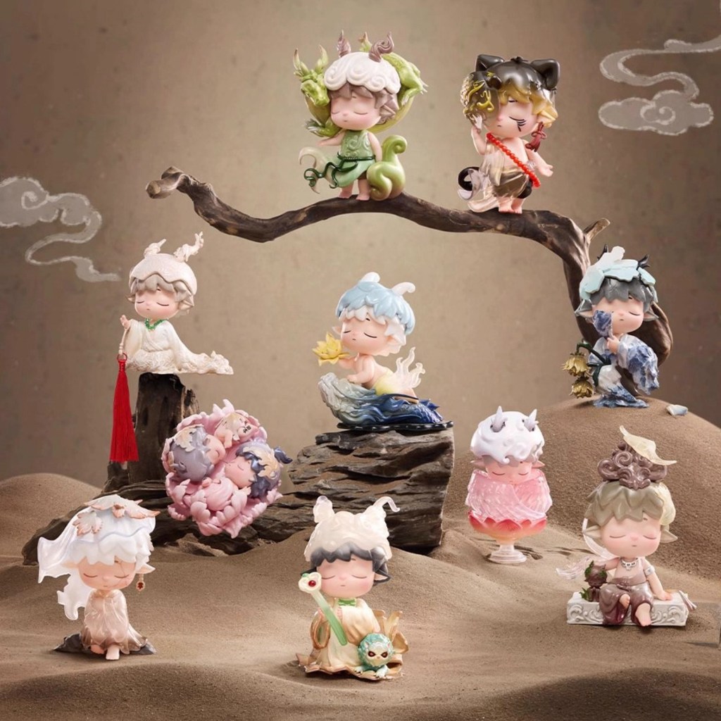 🚚พร้อมส่ง🚚(ยกBOX!!)=9 ชิ้น Heyone MIMI ประเทศใหม่สไตล์แม่น้ําภูเขาฟังเสียงกล่องตาบอด