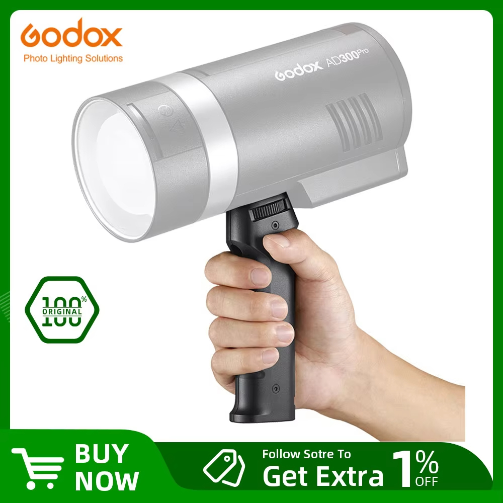 Godox FG-100 Flash Grip โคลงมือถือสําหรับ AD200 AD200PRO AD100PRO AD300PRO ที่จับแฟลช