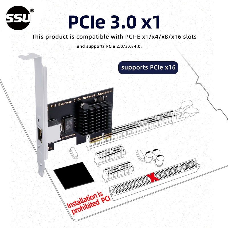 2.5G PCI-E ถึง RJ45 การ์ดเครือข่าย Intel I226 ชิป Gigabit Ethernet PCI Express การ์ดเครือข่าย 10/100/2500Mbps 1Gbps/2.5Gbps สําหรับ PC ราคา ถูกที่สุด ดีลบีเคเค แกลเลอรีภาพที่ 4