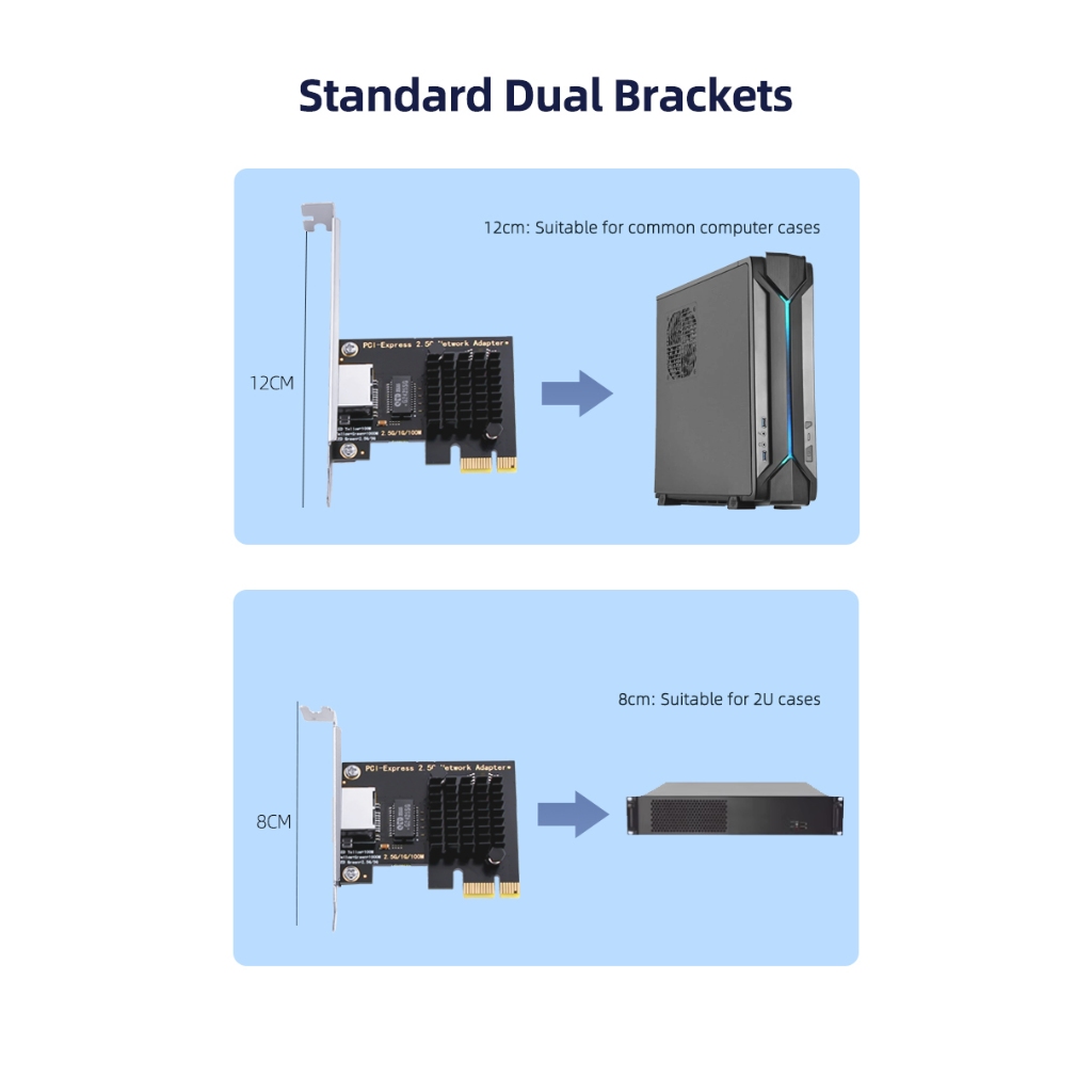 2.5G PCI-E ถึง RJ45 การ์ดเครือข่าย Intel I226 ชิป Gigabit Ethernet PCI Express การ์ดเครือข่าย 10/100/2500Mbps 1Gbps/2.5Gbps สําหรับ PC ราคา ถูกที่สุด ดีลบีเคเค แกลเลอรีภาพที่ 8