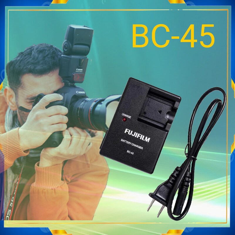 Fuji Film BC-45 BC45 Charger, เหมาะสําหรับ NP-45, NP-45A, NP-45S แบตเตอรี่กล้อง, ใช้งานร่วมกับ JX305