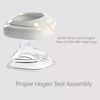 Hegen 2 แพ็ค Teats Slow Flow,Medium Flow,Fast Flow,Thick