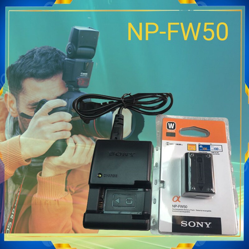 NP-FW50 FW50 เหมาะสําหรับกล้อง Mirrorless Sony NEX-5T 5R A7R A7 3N A5000 A6000 A6500, A6300, A6400, 