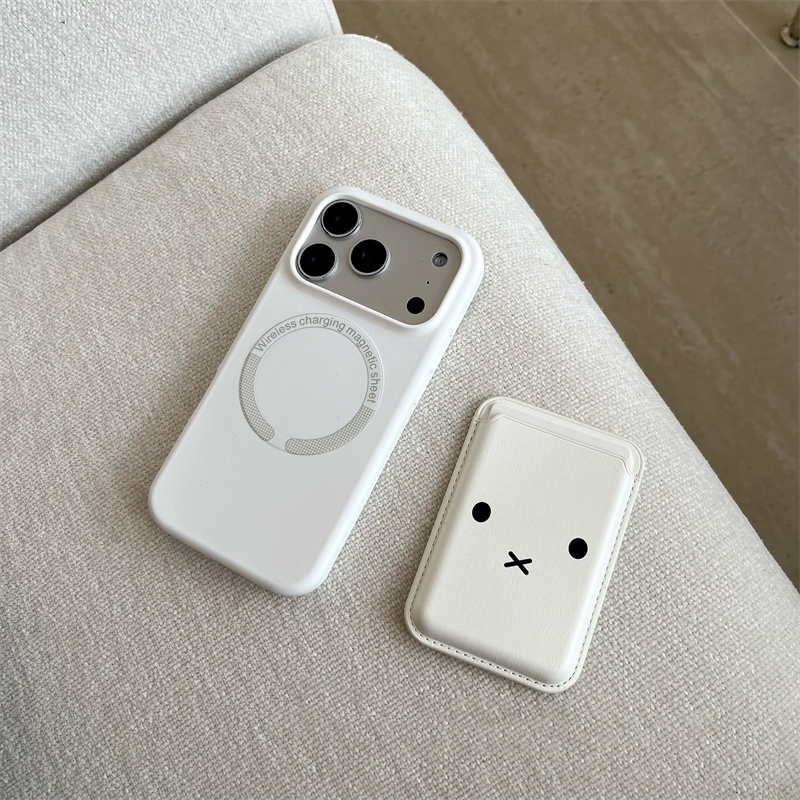 น่ารักอิโมจิผู้ถือบัตรเคสโทรศัพท์เหมาะสําหรับiPhone 11 12 Pro 13 Pro Max 15 Pro Max 14 16 Pro 16 Plus 17 Air 17 Pro 17 Pro Max