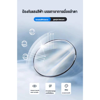 แว่นสายตายาวข แว่นอ่านหนังสือ +50ถึง+400 แว่นตาธุรกิจ เลนส์ Blue Filter ป้องกันแสงสีฟ้า กรองแสงคอมมือถือ กรอบโลหะ TR90ขาสปริง น้ำหนักเบา ใส่สบายไม่กดจมูก สำหรับผู้ชายผู้หญิง