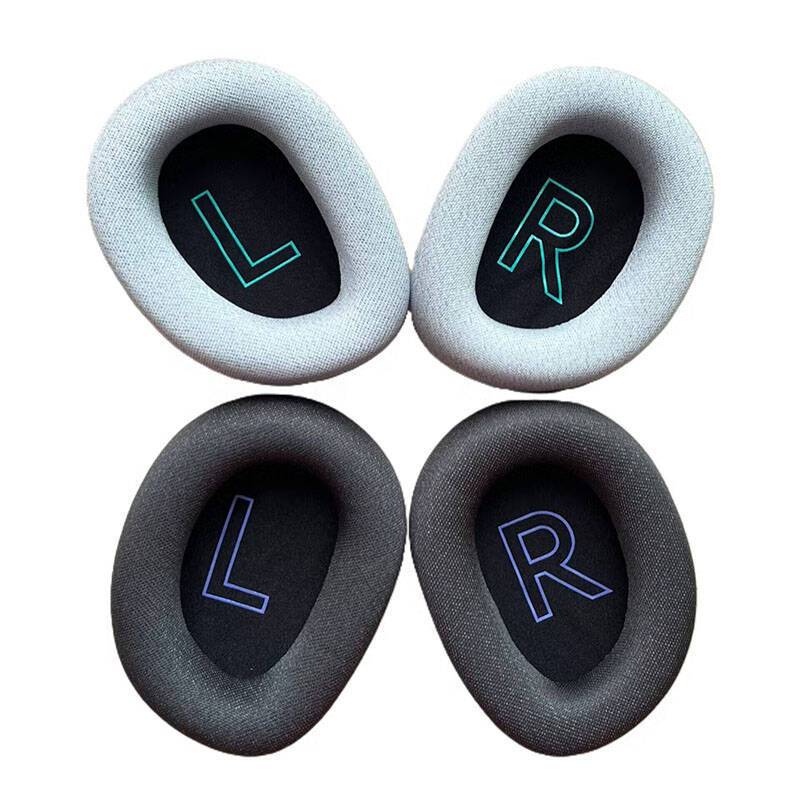 เปลี่ยนแผ่นรองหูฟัง Breathable Dual-Color Linen Ear Pad สําหรับ Logitech G522 Lightspeed ชุดหูฟังสํา