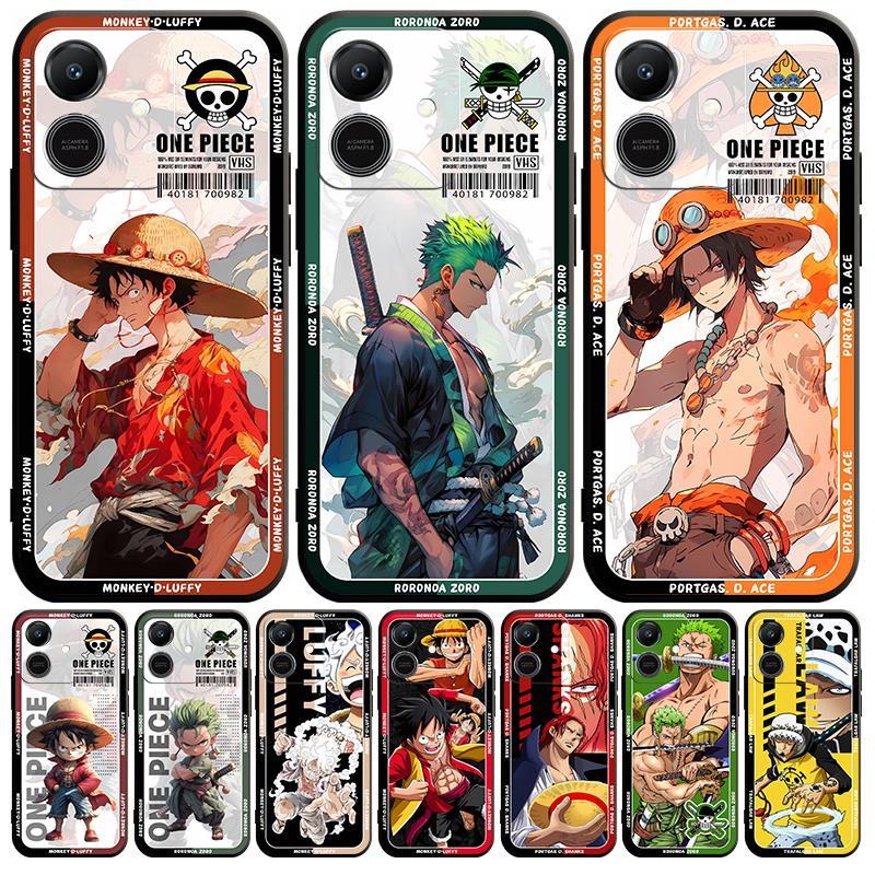 ปลอกสําหรับ Honor Play 10 4G LUFFY One Piece ปกอ่อนมุมขวา