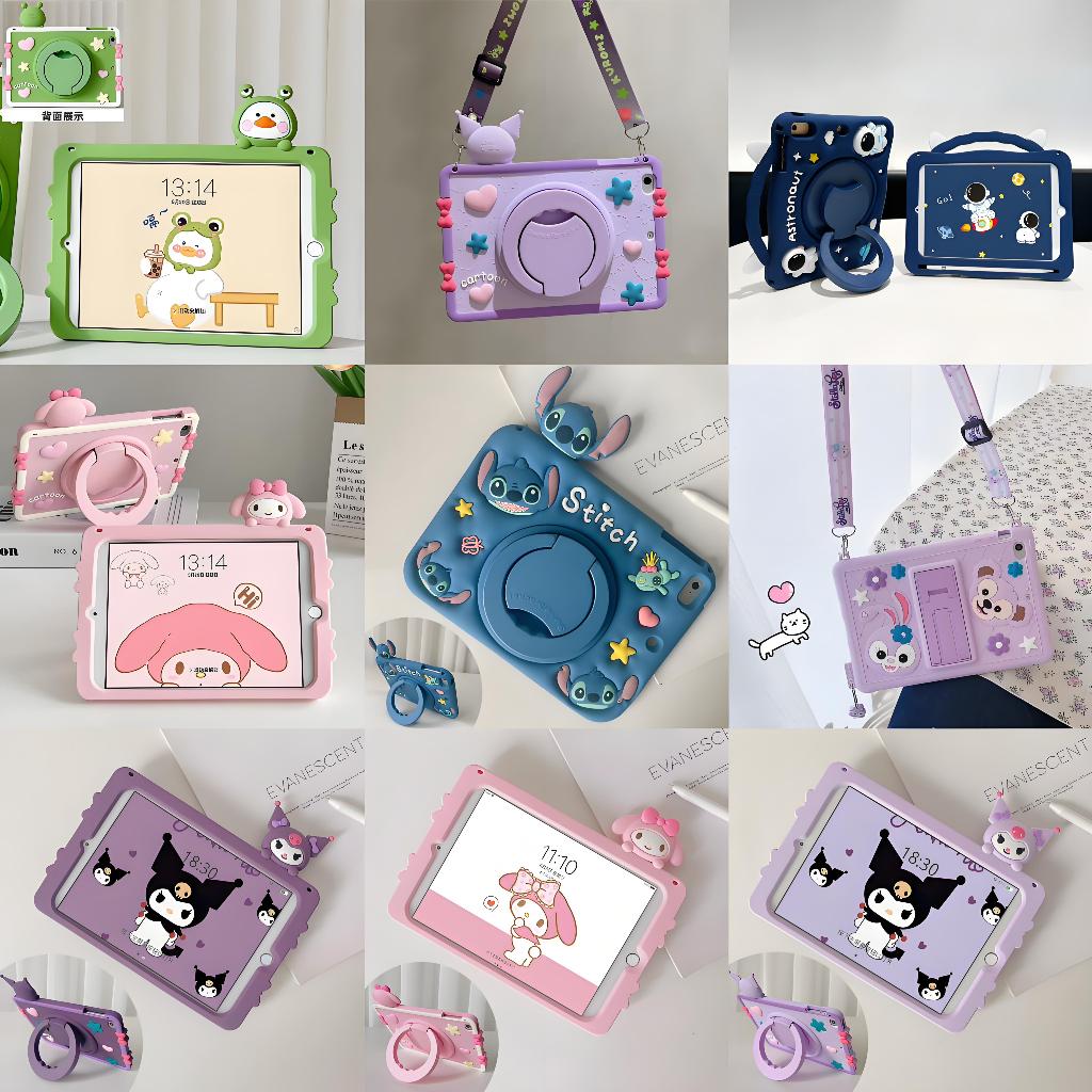 เคสซิลิโคน ลายการ์ตูนน่ารัก สําหรับ IPad AIR13 M2 2024 air13 2025 M3 AIR6 13 2024 M2 IPAD Pro 12.9 นิ้ว IPad AIR13 M2 13inch Pro12.9 2015 2017 2018 2020 2021 2022 A1584 A1652 A1670 A1671 A1821 A2764 A2437 A2766 A2436 A2378 A2379