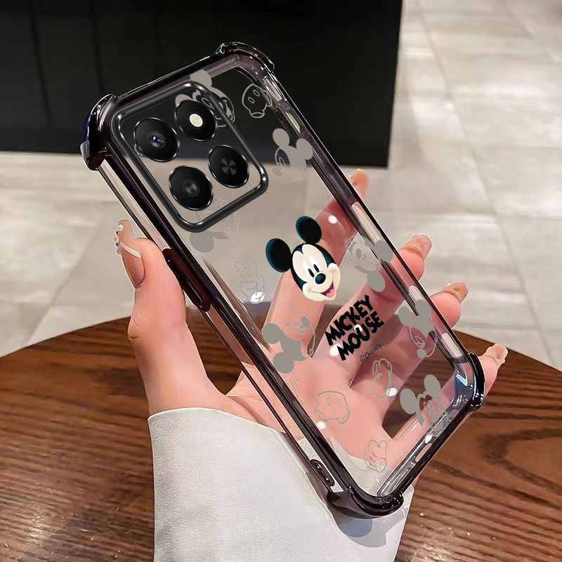 Honor X7d X7C X6C X8C X8b X6B X8a 5G X7a X7b X5b X6A Mickey Candy Color Air Bag กันชน Soft Cover Non