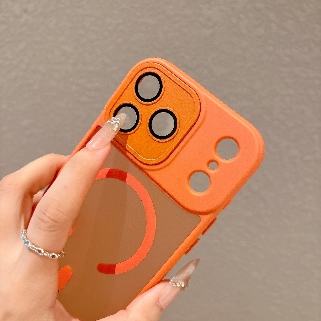 IPhone 17 16 15 Pro Max เคสโทรศัพท์แม่เหล็กกันกระแทกฝาครอบป้องกัน IP 15PRO เปลือกแข็งกันฝุ่น