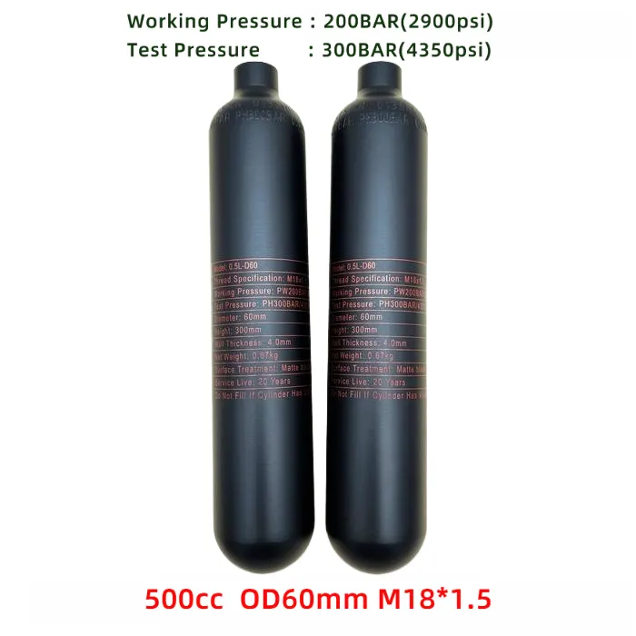ถังน้ํามันอลูมิเนียม China 500cc (M18 * 1.5) ถังลม 1 ชิ้น