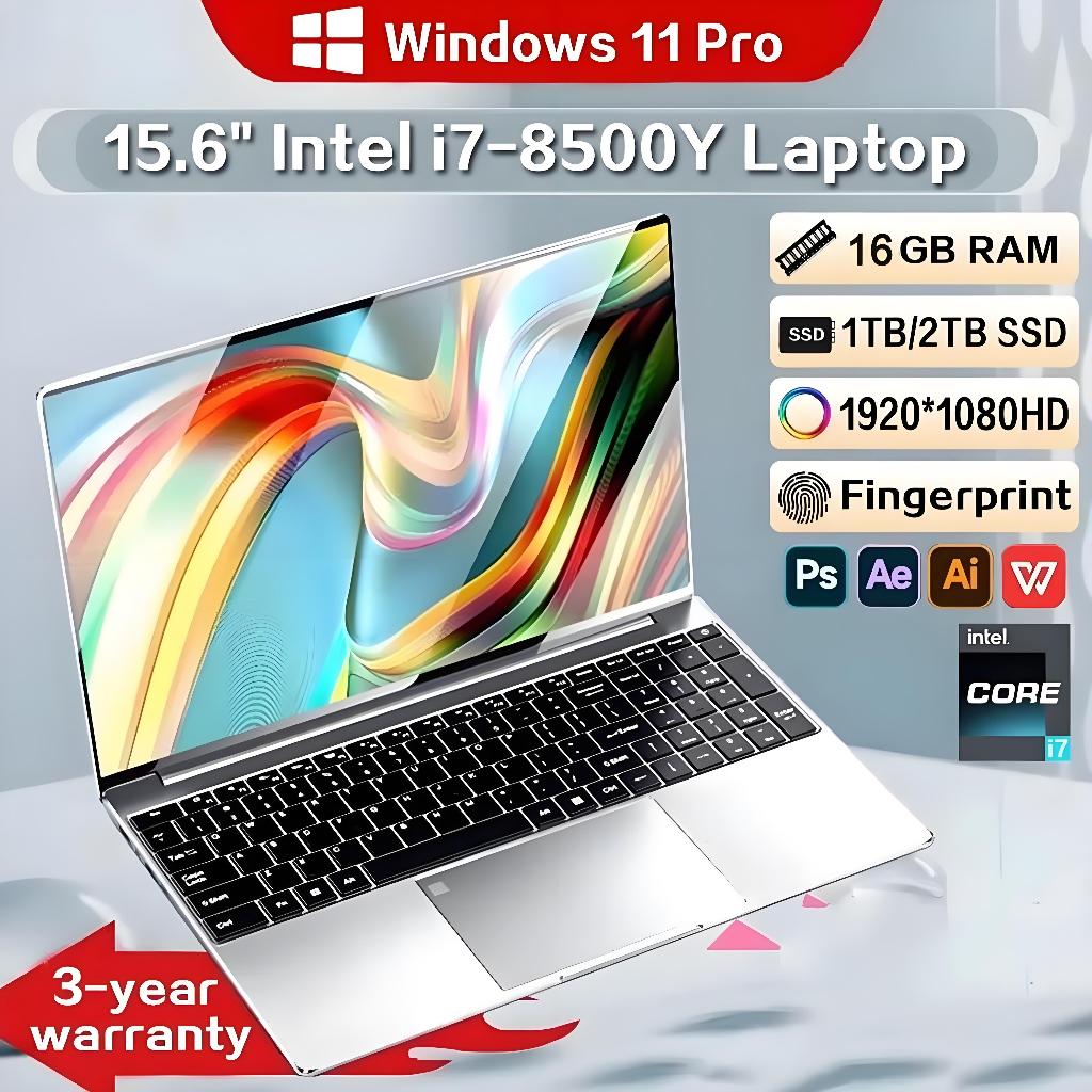 2025 แล็ปท็อปธุรกิจบางเฉียบของแท้ใหม่เอี่ยม | แกน Intel i7 | 15.6" FHD | ปลดล็อคลายนิ้วมือ | แรม16กิกะไบต์ |Ssd 1TB | หน้าต่าง 11 |โน๊ตบุ๊คเกมมิ่ง
