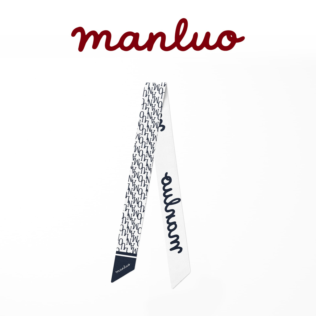 manluo ผ้าพันคอประดับกระเป๋า สำหรับผู้หญิง ผ้าพันคอผืนเล็กใช้งานได้หลากหลาย ผ้าผูกกระเป๋า ผ้าผูกข้อมือ ผ้าผูกผม สไตล์เกาหลี แมทช์ง่าย ใส่ได้ทุกลุค