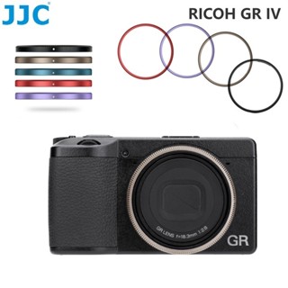 JJC วงแหวนตกแต่งเลนส์ Ricoh GR IV GR4 GRIV HDF แหวนเลนส์ อุป…