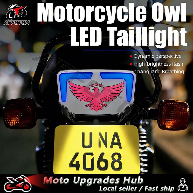 AFFOTOM Fit สําหรับ TMX125 TMX155 CG125 CG155 รถจักรยานยนต์ LED ไฟท้ายไฟเบรคไฟเลี้ยว Combo