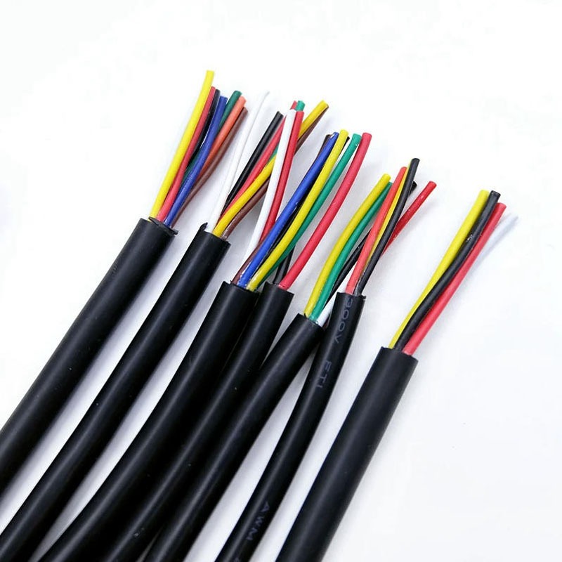 10 เมตร UL2464 สายไฟ 28 26 24 AWG 2/3/4 Core PVC Tined Multi-core Soft เสียงอิเล็กทรอนิกส์ลวด