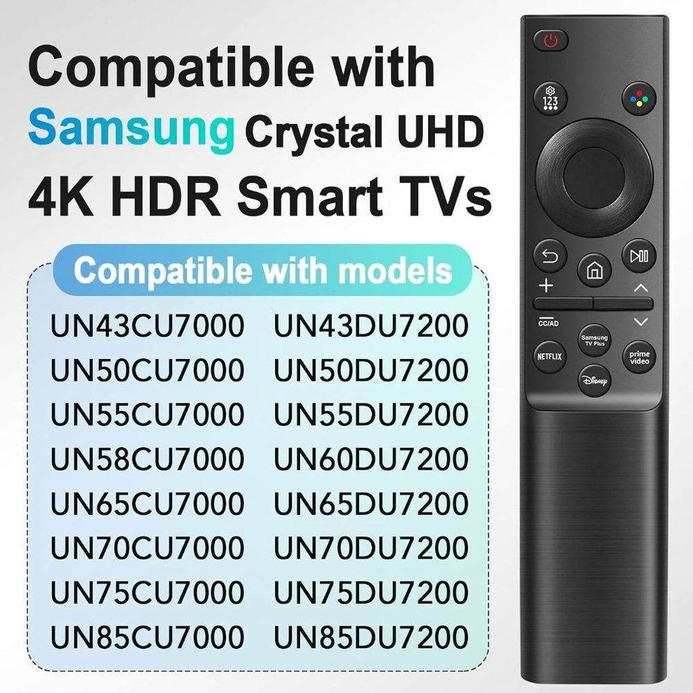 นี่เป็นรีโมททดแทนสําหรับรีโมททีวี Samsung ใหม่เอี่ยม หมายเลขรุ่น BN59-01388A และยังเข้ากันได้กับสมาร