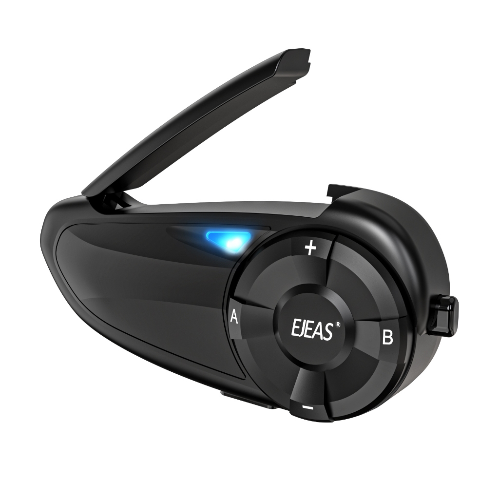 EJEAS Q7 Type-C รถจักรยานยนต์ Interphone หมวกกันน็อคชุดหูฟัง Intercom BT5.1 สูงสุด 7 ผู้ขับขี่พูดคุย