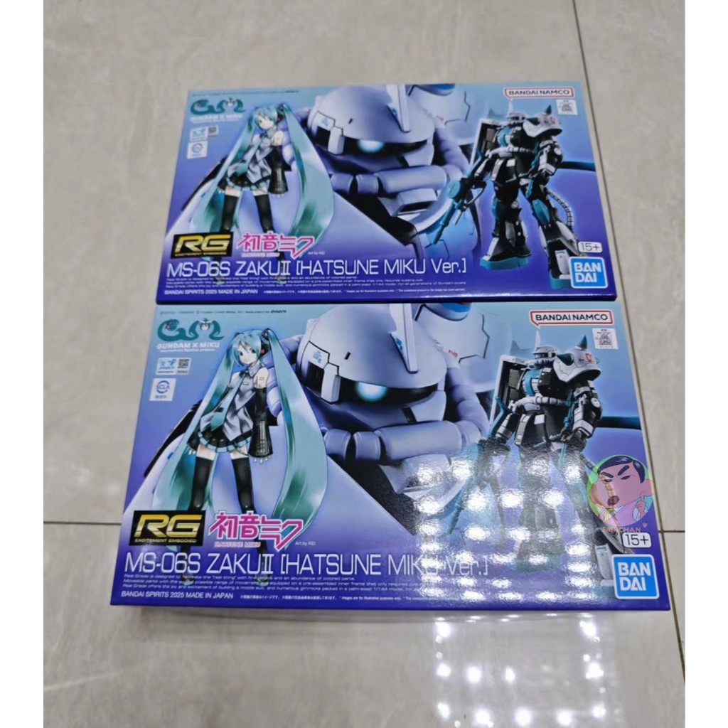 Bandai RG 1/144 Zaku II MS-06S Hatsune Miku Ver. Model Kit