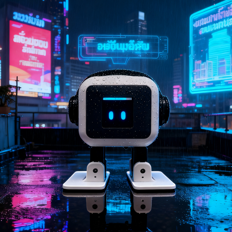 AI Robot EMO สไตล์เดียวกัน | ผู้ช่วยเสียงแบบโต้ตอบหุ่นยนต์เต้นรําและแชทพร้อมบุคลิกภาพ AI ที่ปรับแต่ง