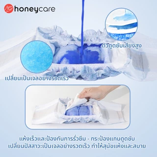 Honeycare Odor Control Deodorization Pet Diaper Male Wrap And Female Diaper- Size XS-XL (10 ชิ้น)