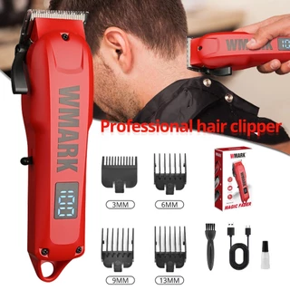 เครื่องตัดผมไฟฟ้าแบบมืออาชีพ WMARK NG 1005 เครื่องตัดผม มอเตอร์หมุน 7500RPM แบตเตอรี่ลิเธียม 2000mAh ใบมีด 5CR มี 3 สี
