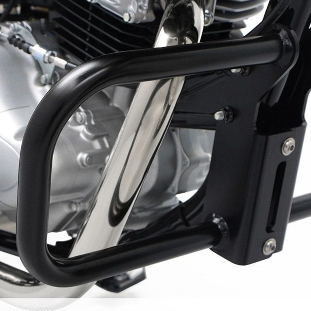 การ์ดเครื่องยนต์สําหรับจักรยาน ใช้ได้กับ Kawasaki W230 (24-) และ MEGURO S1 (25-) รุ่น - 25.4 มม. ท่อ Engine Guard พร้อมสีทนสภาพอากาศ