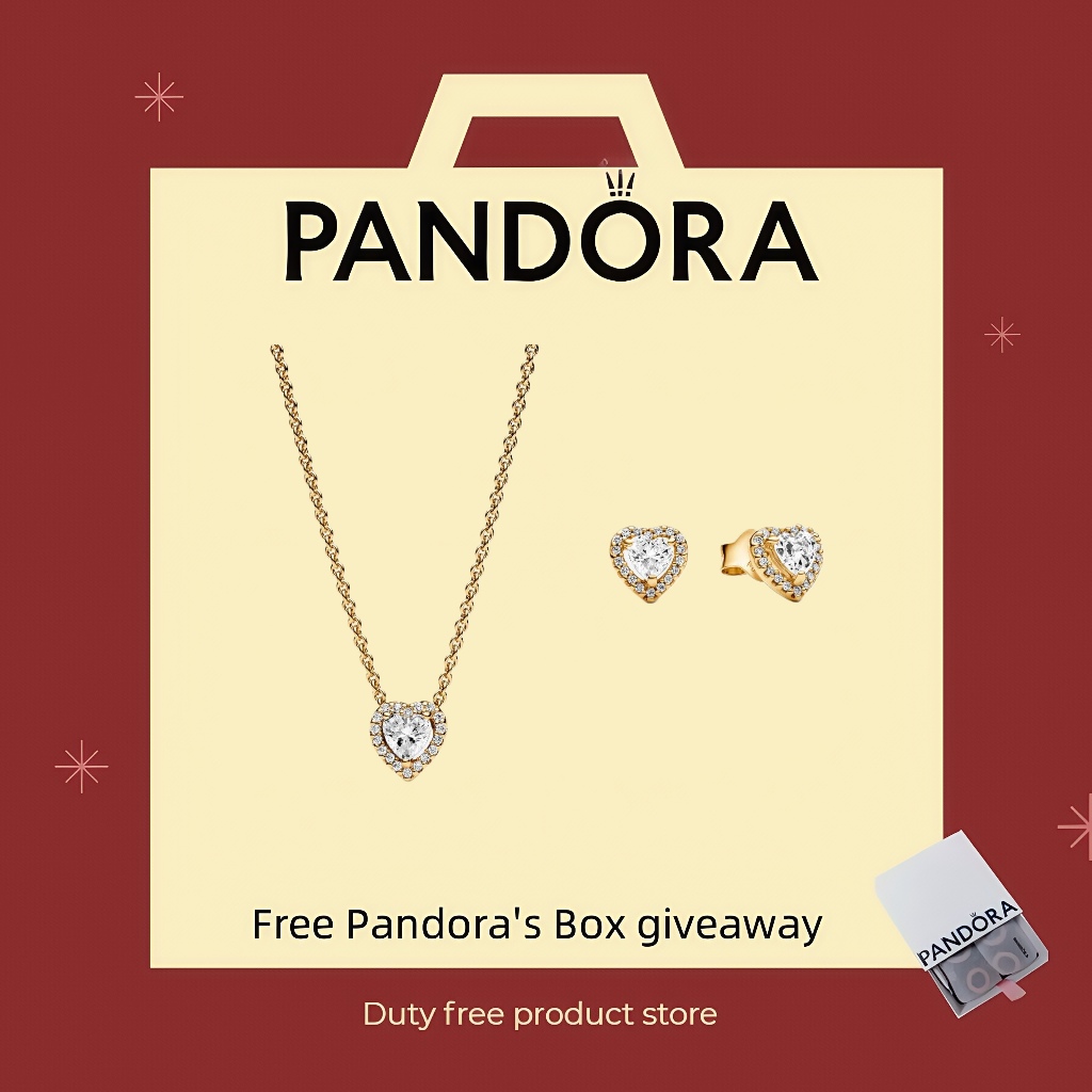 เพ้นดอร่า สร้อยคอกำไลเงินแท้ 925 เครื่องประดับพรีเมียมสำหรับของขวัญหรือสวมใส่ PSG2530