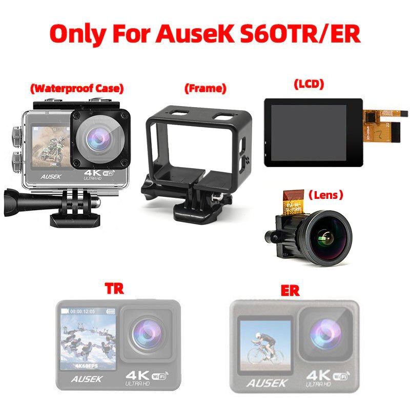 เคสกล้องแอคชั่น กันน้ํา สําหรับ Ausek S60 S60tr S60er /Supremo Premiere