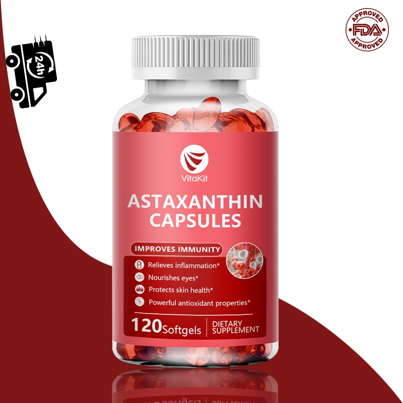 Astaxanthin 120,น้ำมันปลา,น้ำมันแอนตาร์กติก,EPA,DHA,หัวใจ,สมอง,ข้อต่อ,ตาและผิวหนัง,การมองเห็น,การอักเสบ