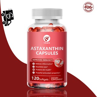 Astaxanthin 120,น้ำมันปลา,น้ำมันแอนตาร์กติก,EPA,DHA,หัวใจ,สม…