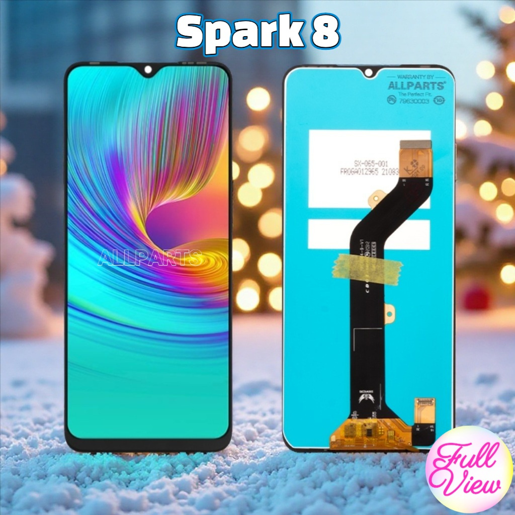 Allparts หน้าจอสัมผัส LCD แบบเปลี่ยน สําหรับ Tecno Spark 8 KG6