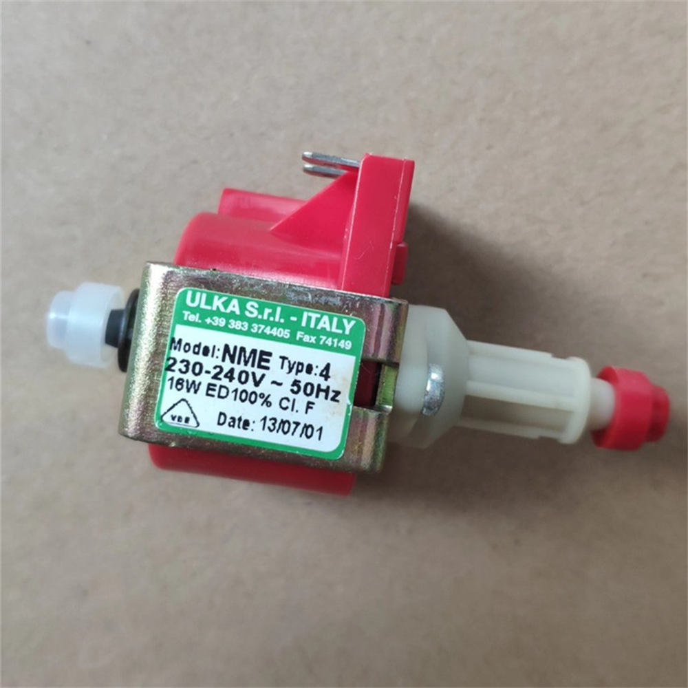 ปั๊ม NEW ULKA แม่เหล็กไฟฟ้า EX5 16W AC220V อัตราการไหล 50CC รุ่น NME4 tta3
