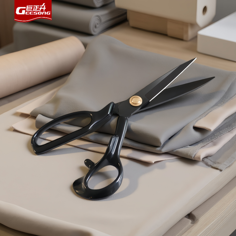 Geesong กรรไกรช่างตัดเสื้อล่าสุด กรรไกรตัดผ้าเย็บผ้า เหล็ก Mn คุณภาพสูง tailor scissors