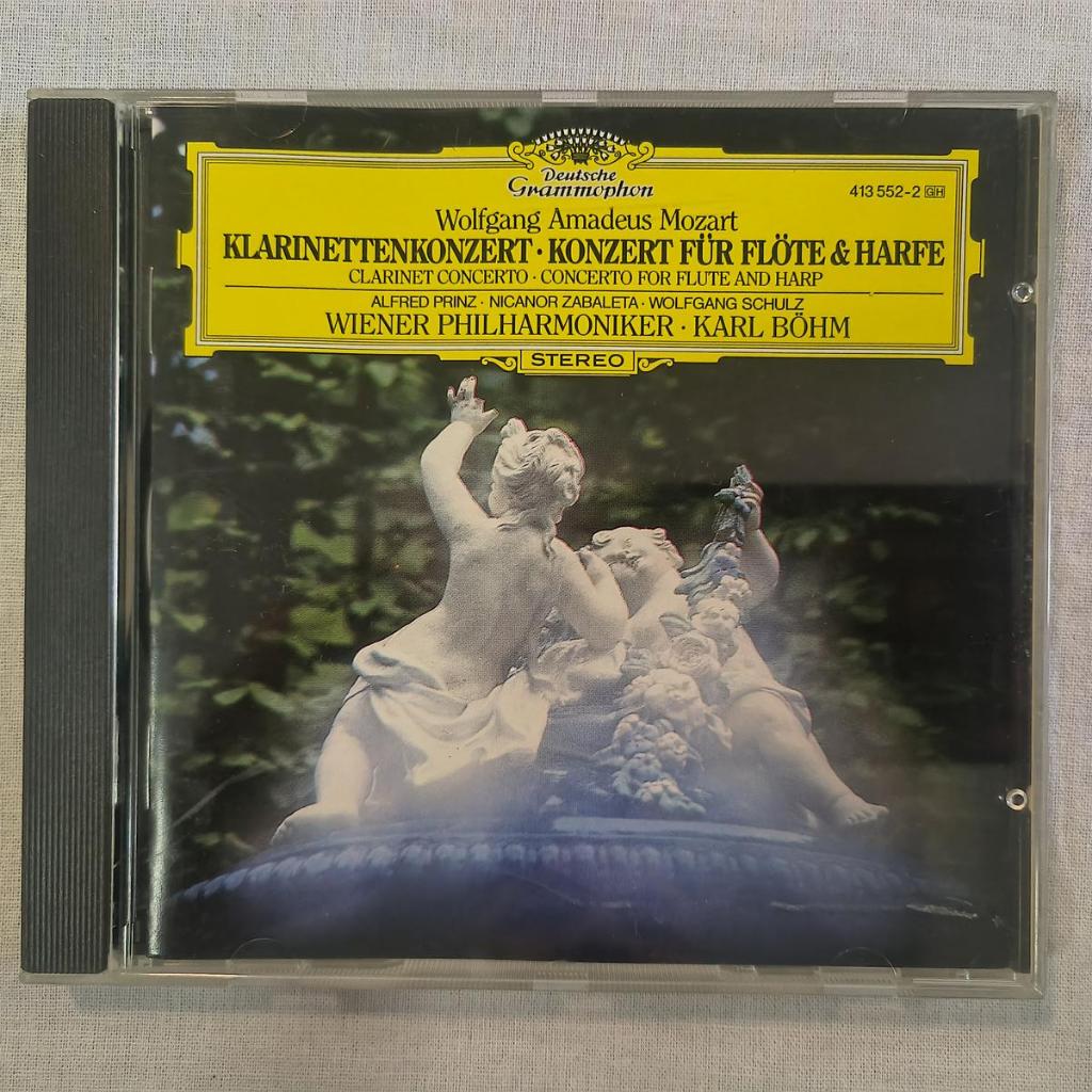 Mozart Prinz, Schulz, Zabaleta, Bohm Vienna Philharmonic – Clarinet Concerto - Concerto for Flute & 