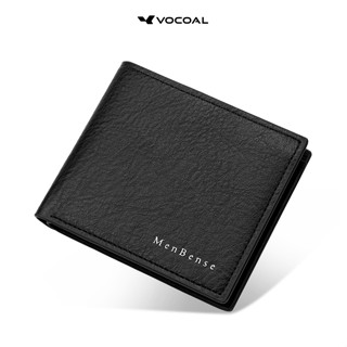 VOCOAL กระเป๋าสตางค์ผู้ชาย Soft PU กระเป๋าสตางค์สั้นขนาดใหญ่…