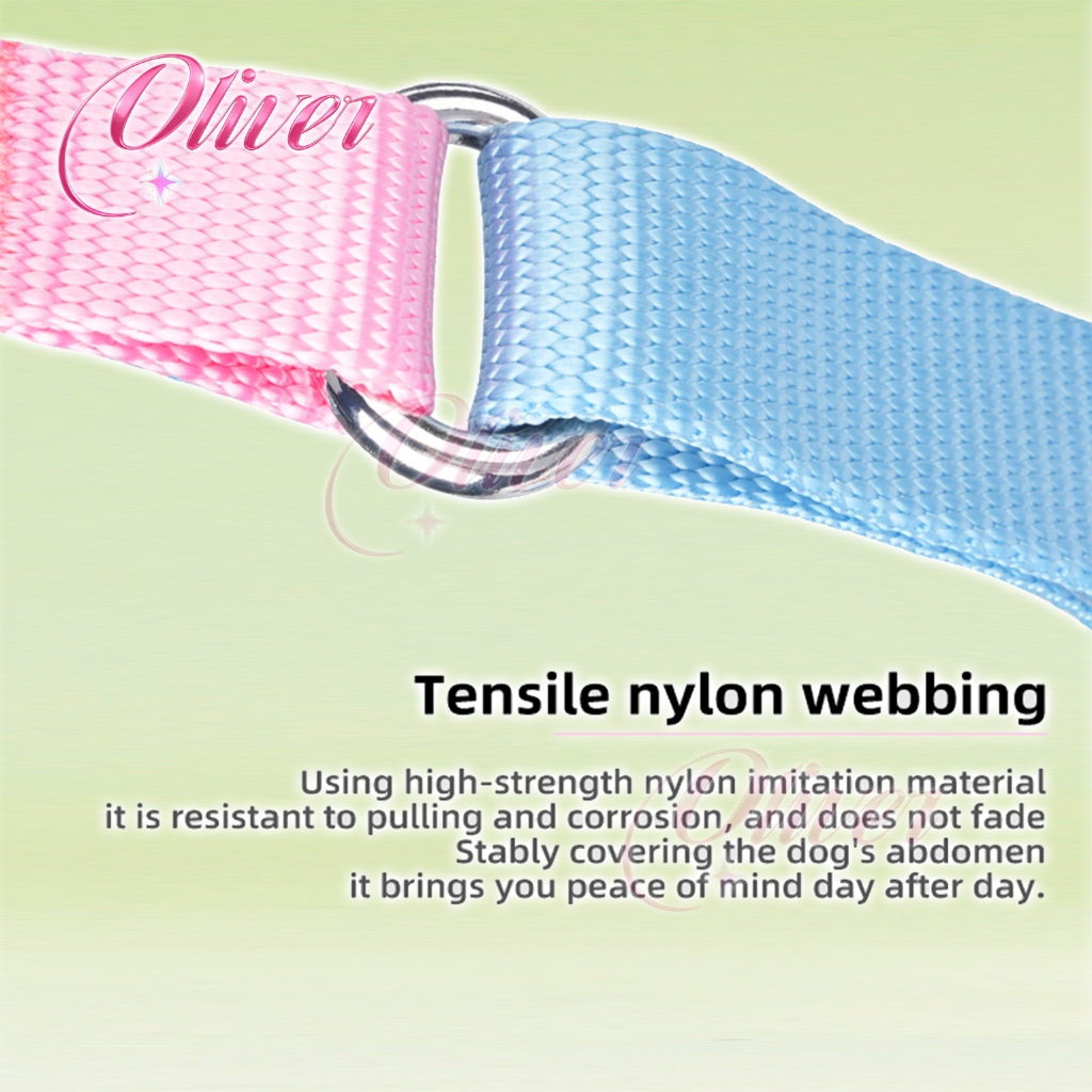 【Oliver】เสื้อรัดอกสุนัขเล็ก นิ่ม เสื้อรัดอกสุนัข อากาศไหล เสื้อรัดอกหมาเบา สายรัดอกสุนัขมàuสี - รูปที่ 6