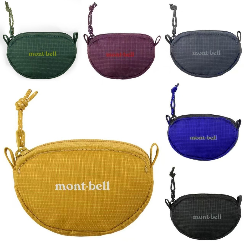 Montbell กระเป๋าใส่เหรียญและกุญแจแบบซิปขนาดเล็ก สำหรับกลางแจ้ง น้ำหนักเบา