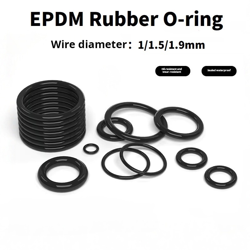 ยางโอริง EPDM ลวดซีล EPDM เส้นผ่านศูนย์กลาง 1/1.5/1.9mm
