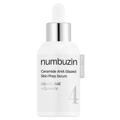 Numbuzin No.4 Ceramide AHA Glazed Skin Prep Serum 30ml